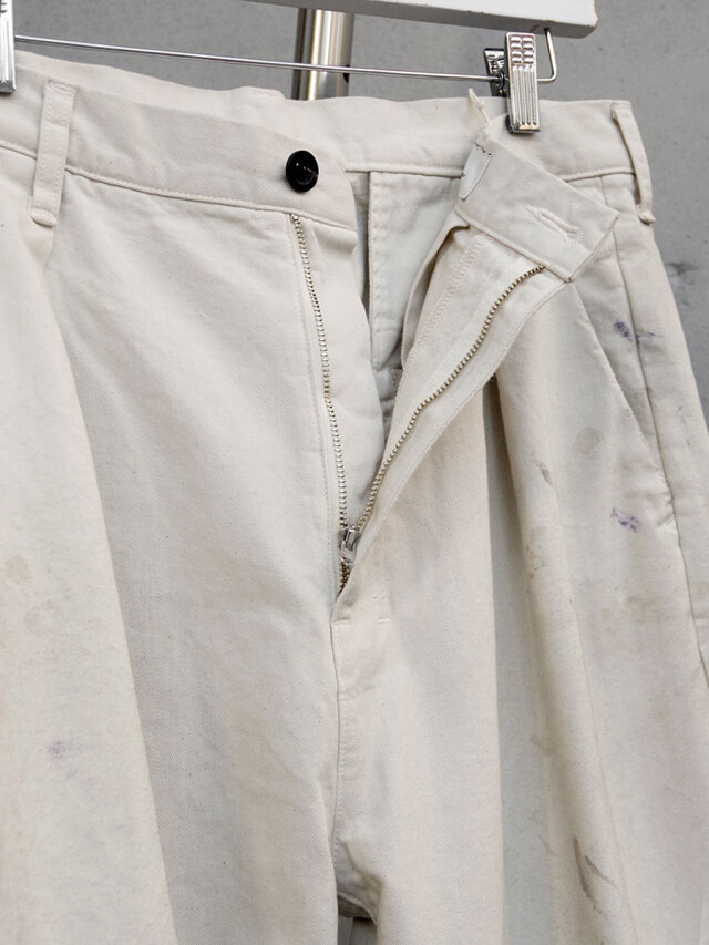 アンセルムPAINTCHINOTROUSERS ANCELLM 2 IVORY ANCELLM/アンセルム/PAINT CHINO TROUSERS | GARDEN（ガーデン
