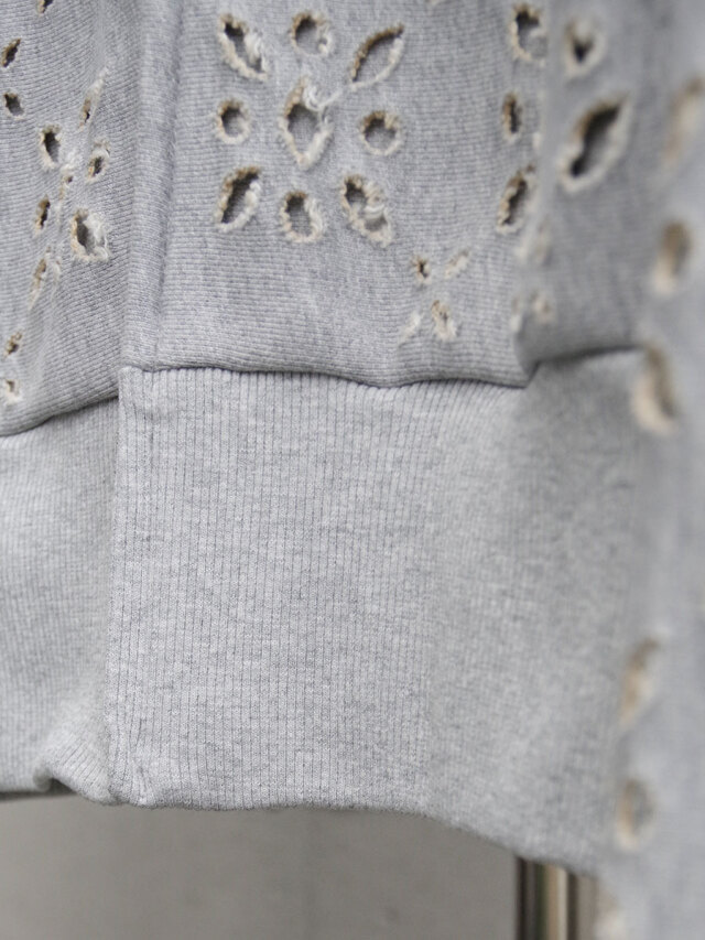 トップス MASU 24aw FLOWER HOLE ZIP-UP PARKA 48 MASU - FLOWER HOLE ZIP-UP SWEAT PARKA | HBX - ハイプビースト