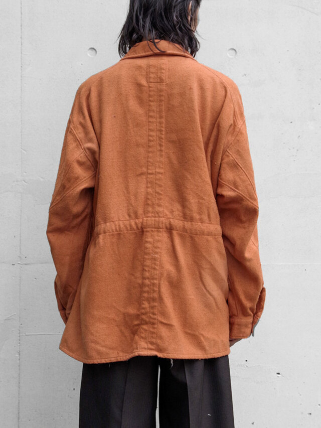トップス ANCELLM PILLINGSHIRTJACKET(TERRACOTTA) 2024AW】 ANCELLM (アンセルム) 
