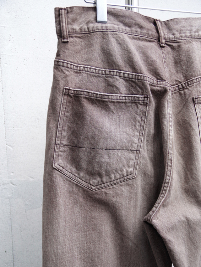 ancellm テーパードデニム　サイズ2 AGING TAPERED 5P DENIM PANTS | ANCELLM(アンセルム) / パンツ