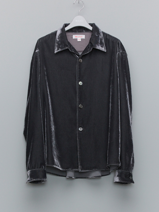 MASU "VELVET SHIRT" - GRAY