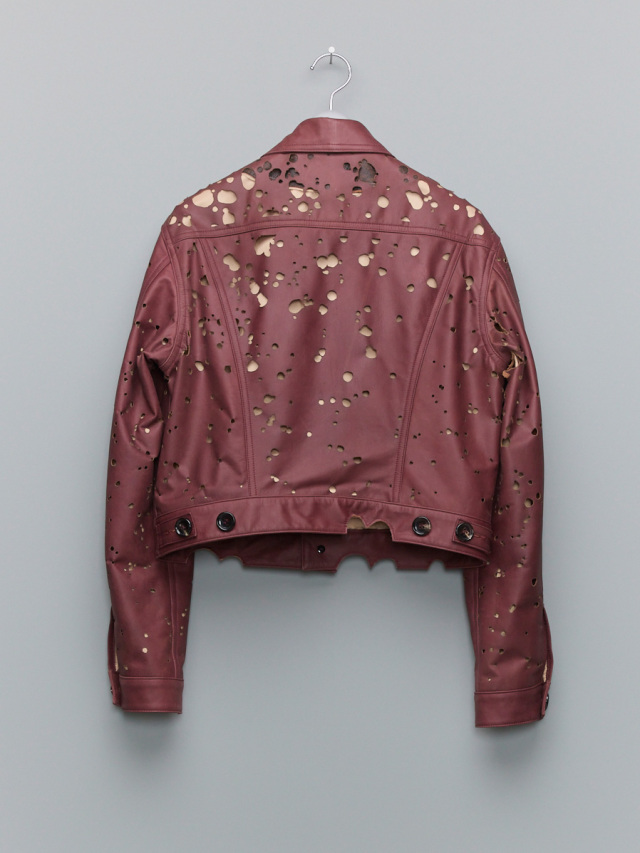 【最安値】MASU 24aw バクテリア レザー トラッカー ジャケット 2024AW】 MASU (マス/エムエーエスユー) 