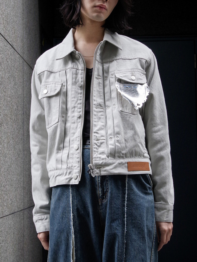 MASU ""MASUBOYS" DENIM JACKET (GARMENT DYE)" - SAND