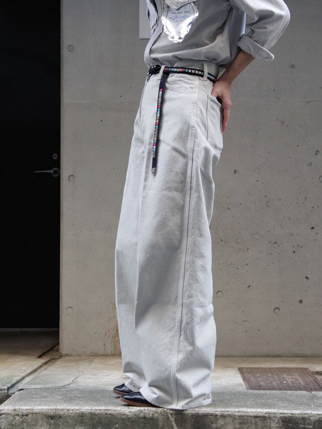 MASU ""MASUBOYS" BAGGY JEANS (GARMENT DYE)" - SAND