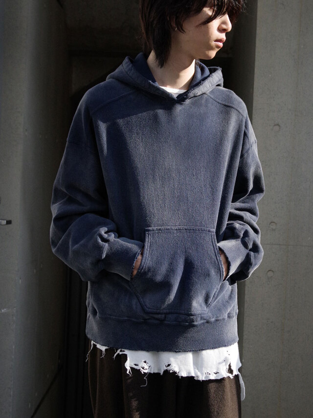 ANCELLM "SWITCHING HOODIE" - D.PURPLE