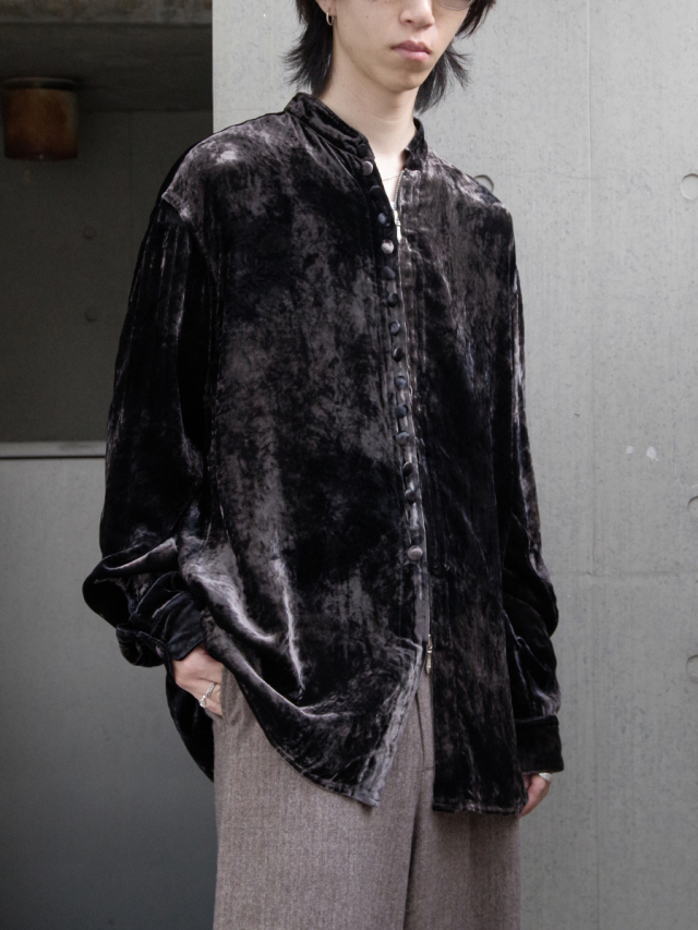 MASU "VICTORIAN ZIP-UP SHIRT"