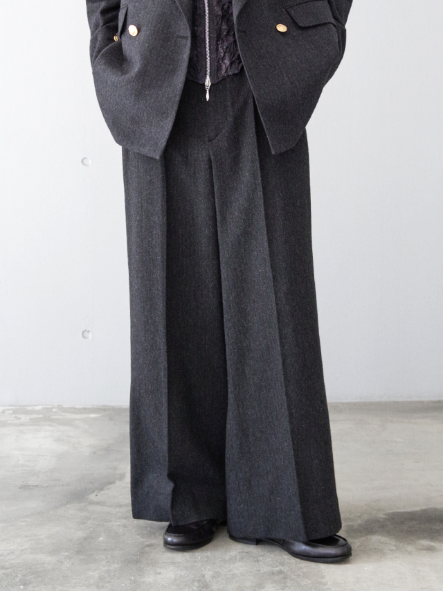 MASU "INITIAL WIDE TROUSERS" - GRAY