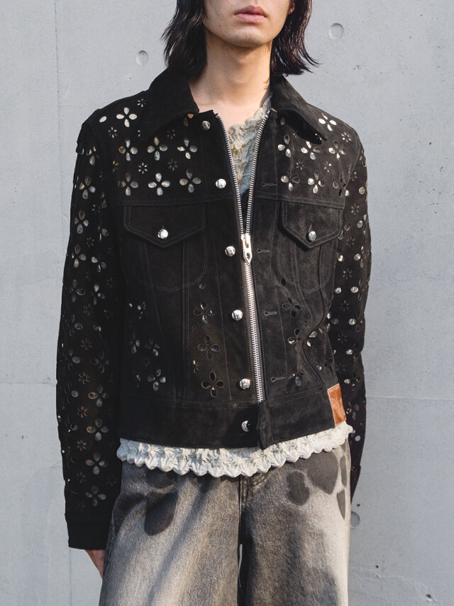 【最安値】MASU 24aw バクテリア レザー トラッカー ジャケット 最安値】MASU 24aw バクテリア レザー トラッカー ジャケット