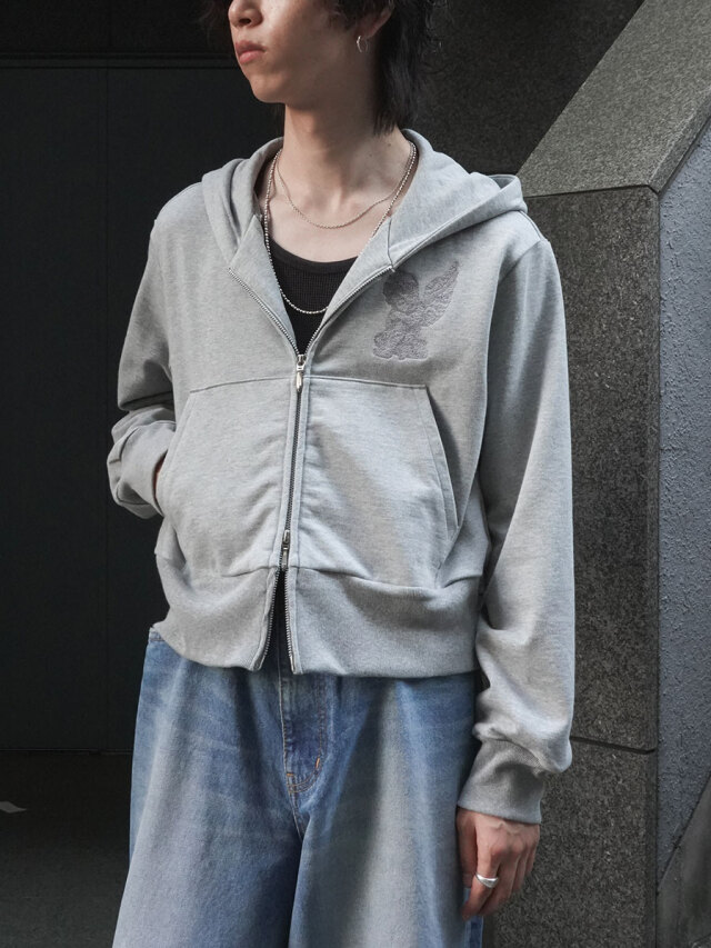 MASU "MB ZIP-UP HOODIE" - GRAY