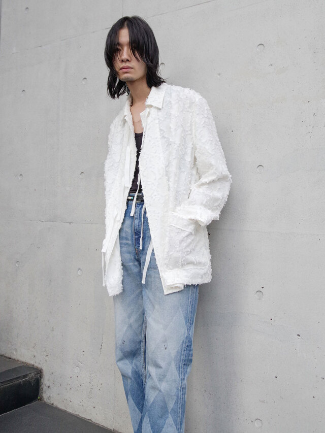 MASU 25SS エムエーエスユー ポップコーン ジャケット シャツ 新品 MASU 2025SS スパイキー 