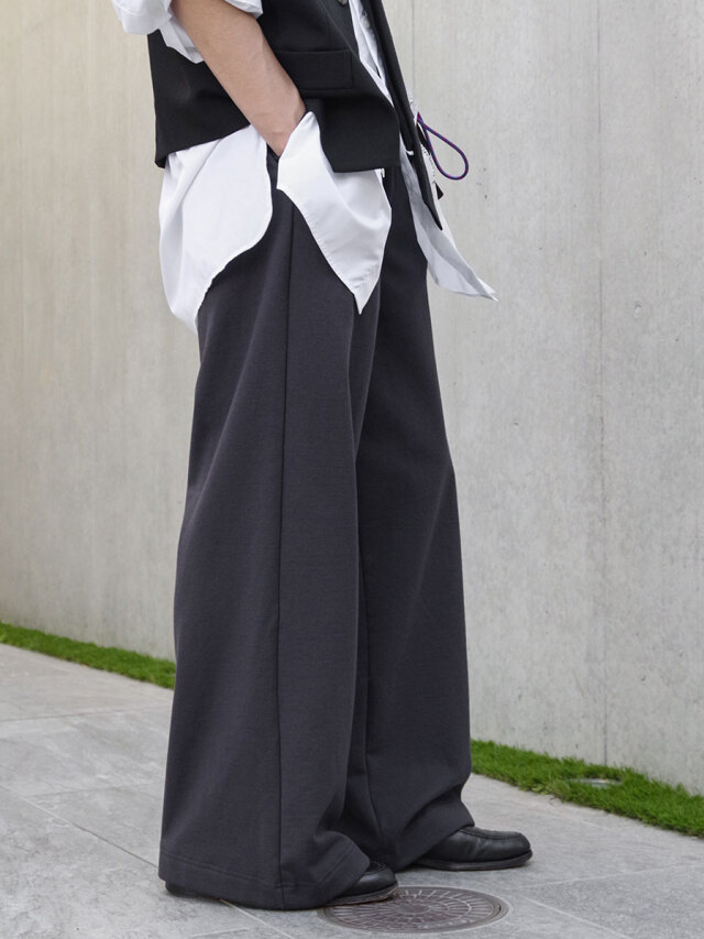 パンツ MASU 23FW 23AW BAGGY SWEAT PANTS 44 masu baggy sweat pants （ブラック） パンツ MASU 23FW 23AW BAGGY