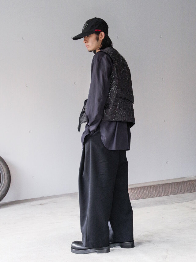 SHINYAKOZUKA Dear, BAGGY / BLACK M 新品未使用 SHINYAKOZUKA [ Dear BAGGY ] COLOURLESS BLACK | ロイド・エフ