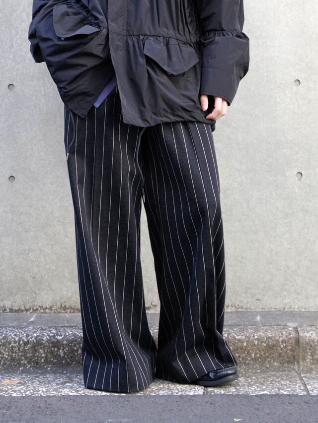パンツ MASU 25SS PLEATED PANTS - BLACK 44 MASU(エムエーエスユー)のPLEATED PANTS BLACKの通販｜PALETTE