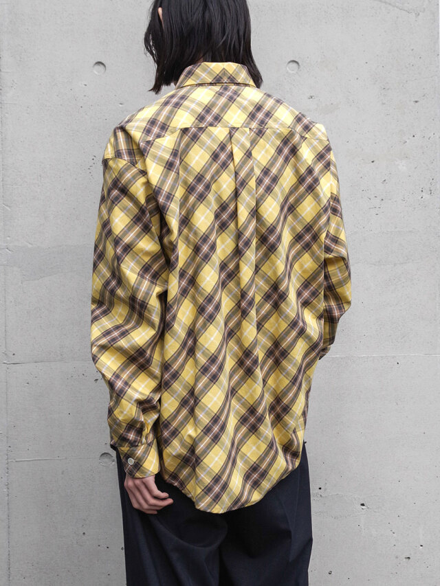 MASU 25aw チェックシャツ