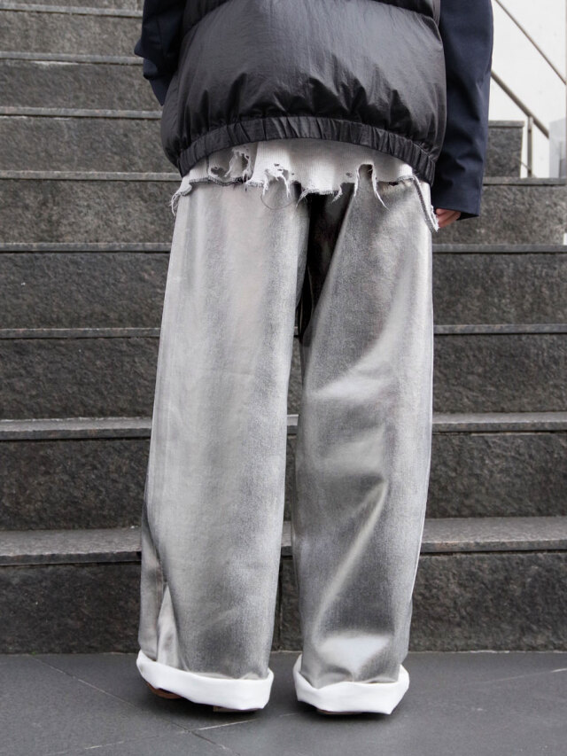 MASU 25ss バギーデニム　グレー　46 MASU 25ss バギーデニム グレー 46 パンツ