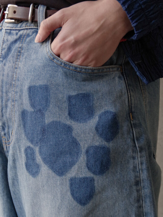 パンツ MASU 25ss EMBLEM BAGGY JEANS size44 25SS】MASU エムエーエスユー / 