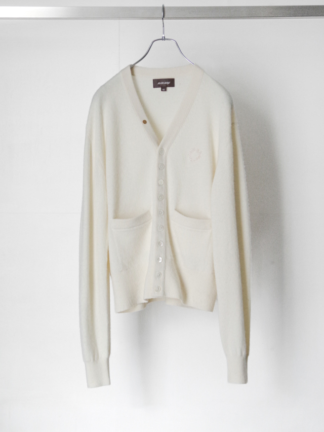 MASU "MB 10 BUTTON CARDIGAN" - MILK