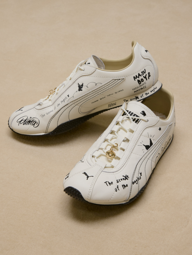 MASU(PUMA) "H-STREET "BOYS NOTE"" - WARM WHITE