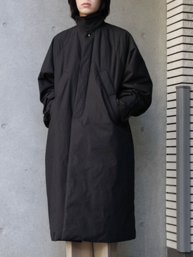 my beautiful landlet "ANTIQUE FINISH COTTON / KAWADA DOWN LONG COAT"