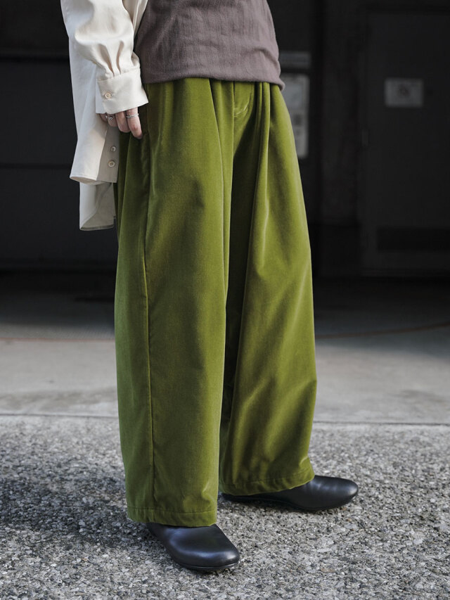 綺麗な深緑のマイビューティフルランドレットのセットアップ 2023AW】 my beautiful landlet (マイビューティフルランド