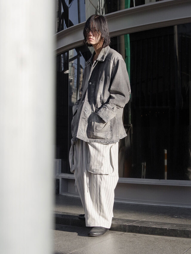 【Ancellm】DENIM COVERALL Jacket 25ss 2025SS】 ANCELLM (アンセルム) 