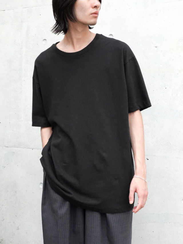 my beautiful landlet "ECOARCH HEMP JERSEY OVERSIZED T-SHIRT" - BLACK