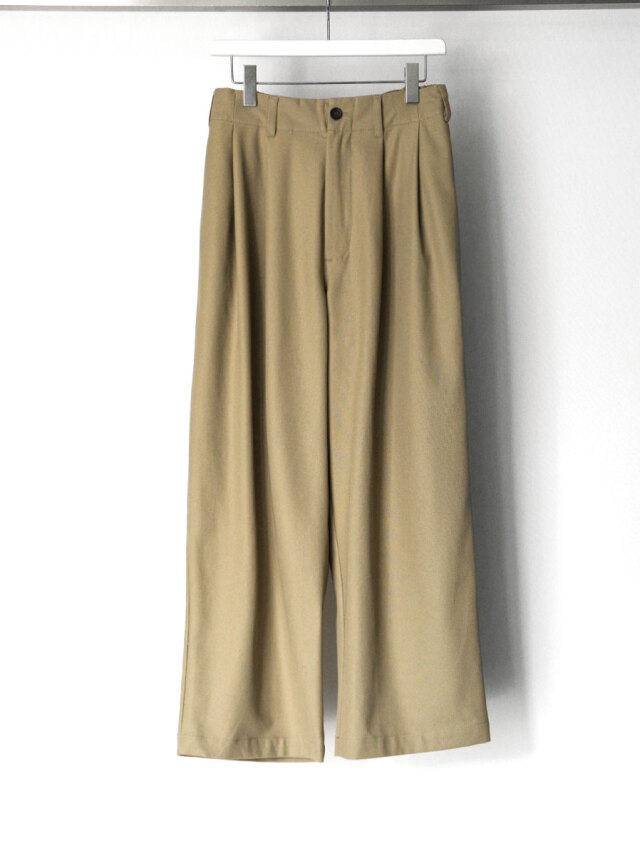 my beautiful landlet "HIGH-TWIST TWILL PANTS" - BEIGE