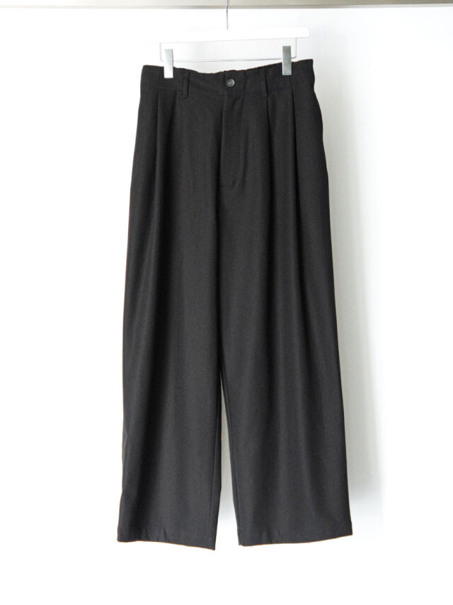 my beautiful landlet "HIGH-TWIST TWILL PANTS" - BLACK
