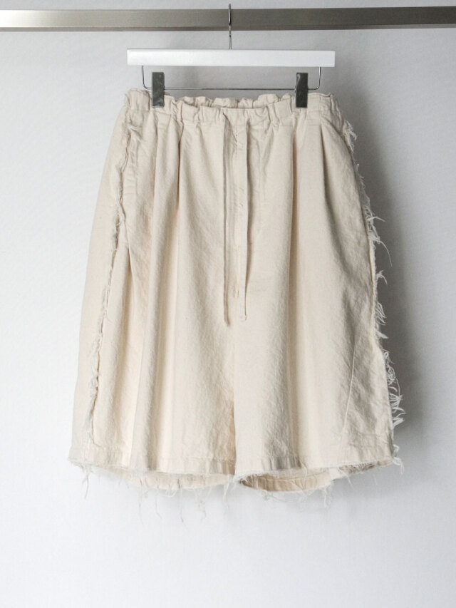 my beautiful landlet "PIGMENT PRINT WASHED DENIM SHORT PANTS" - KINARI