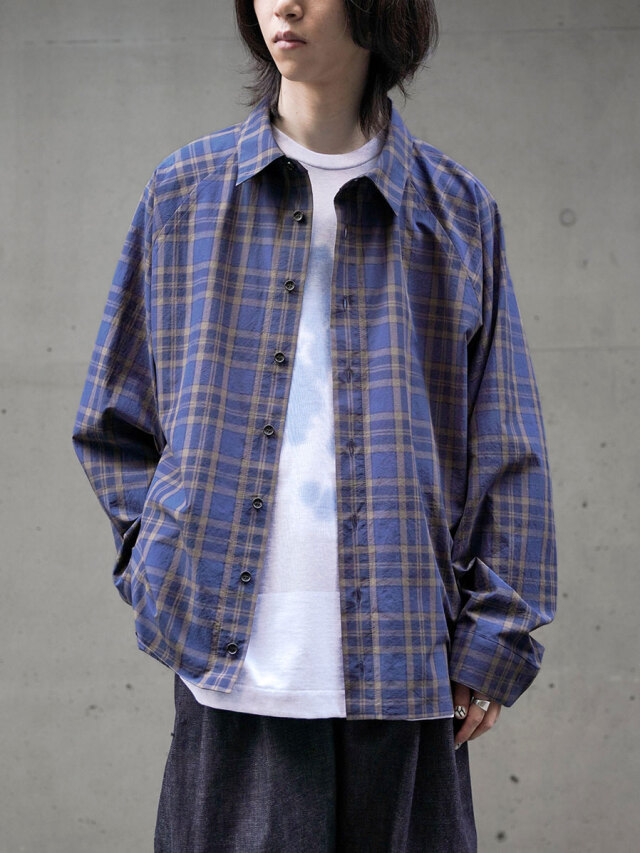 my beautiful landlet "TYPEWRITER CHECK SHIRT"