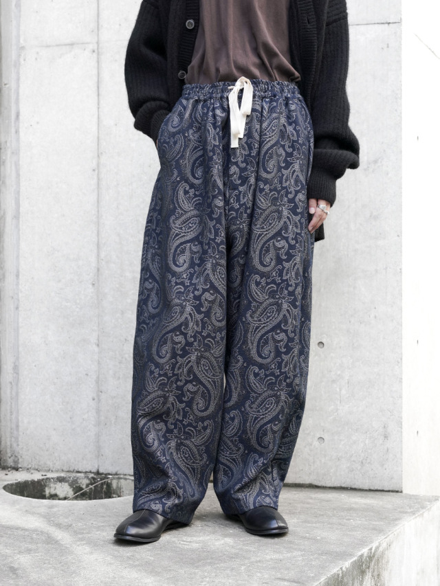 my beautiful landlet "PAISLEY PATTERN JACQUARD EASY PANTS type-2"