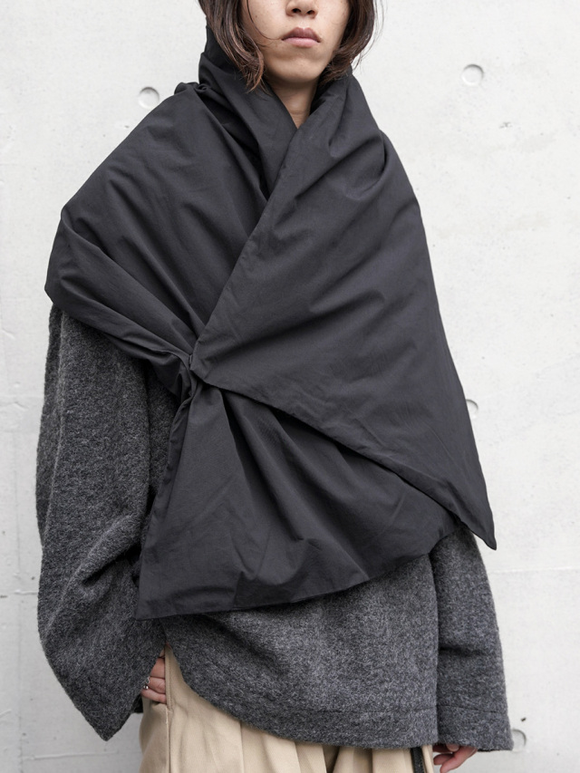 my beautiful landlet "COTTON TYPEWRITER DOWN STOLE" - BLACK