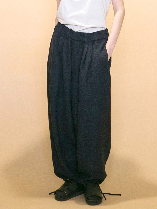 my beautiful landlet "WOOL TWILL TUCK WIDE PANTS"