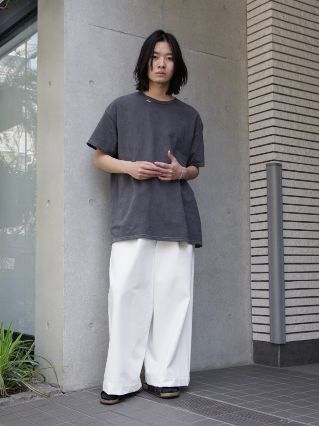ANCELLM ダメージ トップス カットソー Tシャツ グレー ２ 楽天市場】アンセルム（Tシャツ・カットソー｜トップス