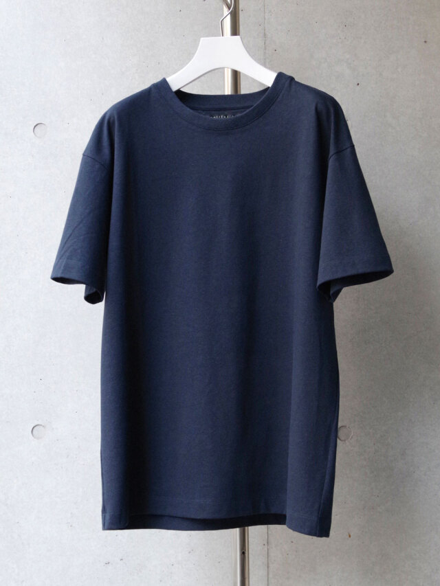 my beautiful landlet "ECOARCH HEMP JERSEY OVERSIZED T-SHIRT" - NAVY