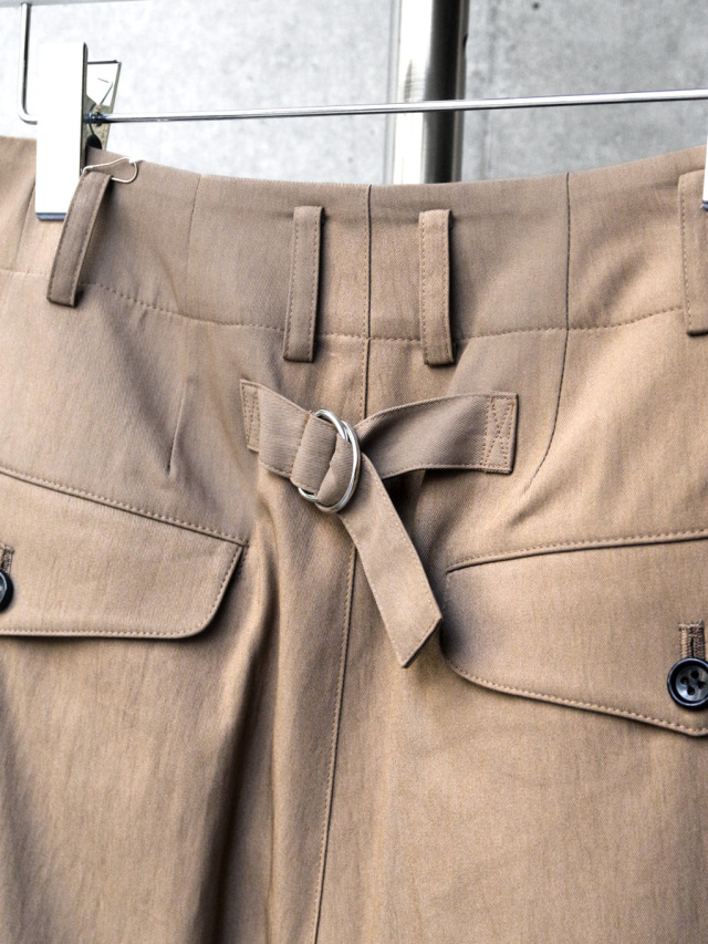 パンツ my beautiful landlet tuck wide pants my beautiful landlet パンツ 「my landlet」ORGANIC COTTON