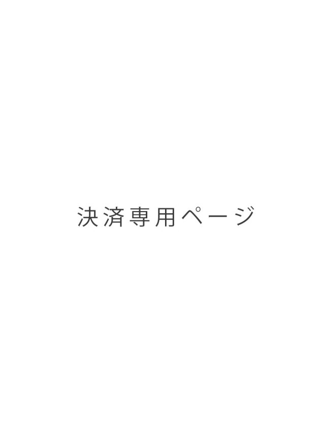 お客様決済用ページ