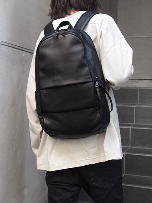 パトリックステファン　リュック　バックパック　レザー　ブラック PATRICK STEPHAN/パトリックステファン バッグパック Leather