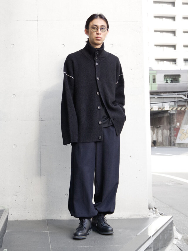 RAKINES T1 PANTS WOOL 22aw ラキネス RAKINES(ラキネス) Crepe pinhead ／ R-pants パンツ