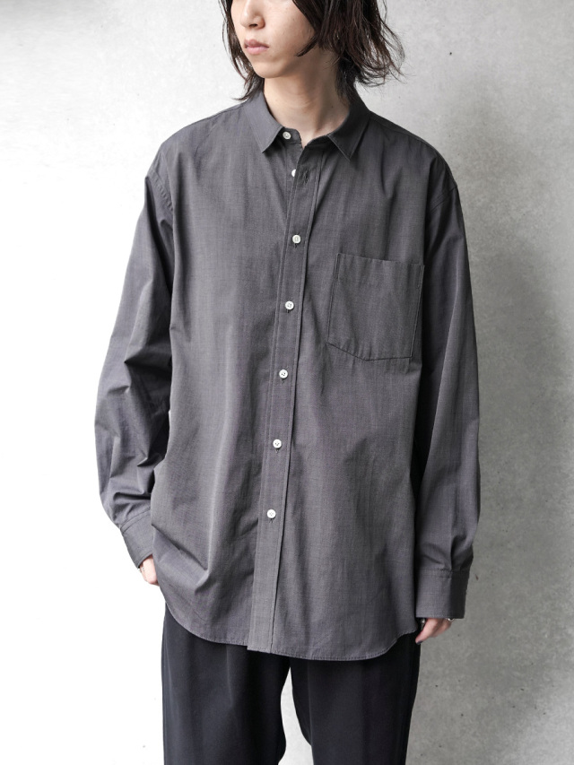 RAKINES "TRINITY CHAMBRAY - R2 SHIRT" - DARK CAVE