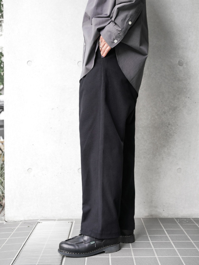 RAKINES T1 PANTS WOOL 22aw ラキネス RAKINES(ラキネス) Crepe pinhead ／ R-pants パンツ
