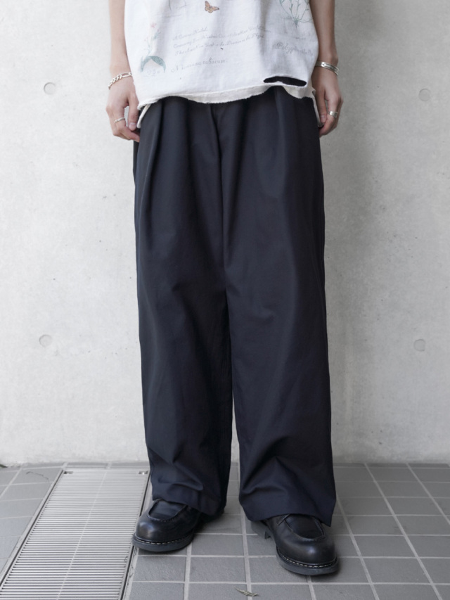 RAKINES "German dack - Overlap pants" - Navy