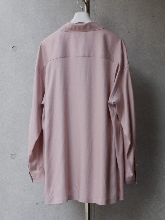 【タグあり】ラキネス rakines ポプリンシャツ rose サイズ2 ラキネス rakines バンドカラーポプリンシャツ rose サイズ2