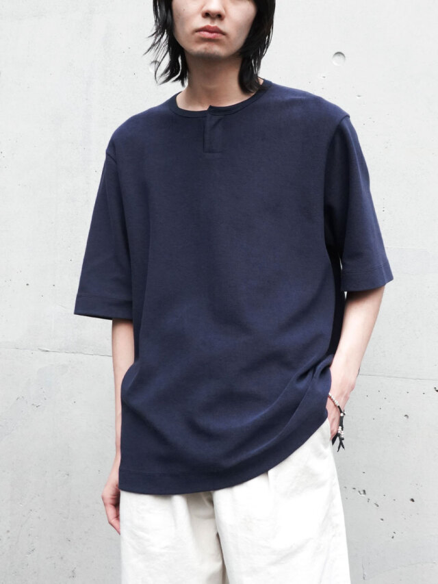 RAKINES "Organic cotton minipile - Wim" - DUCK BLUE