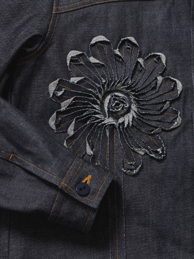 blackmeans sasquatchfabrix デニムジャケット Blackmeans x Sasquatchfabrix. Patchwork Trucker Jacket