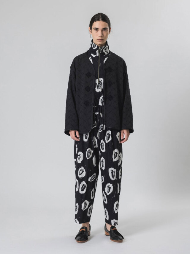 サスクワッチファブリックス　FLOWER CHECK BEACH JACKET SASQUATCHfabrix.（サスクワァッチファブリックス）の