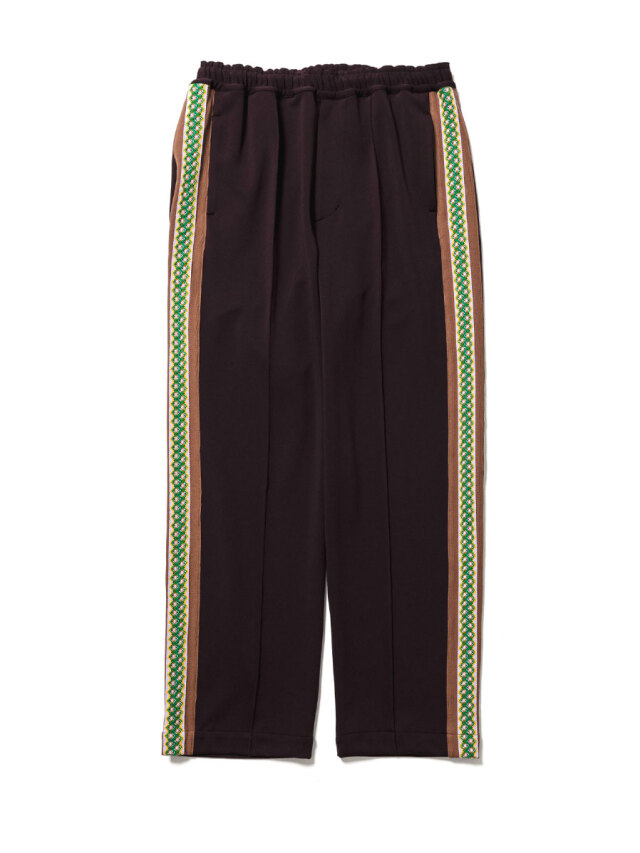 Sasquatchfabrix. "LACE TAPE TRACK PANTS" - BORDEAUX