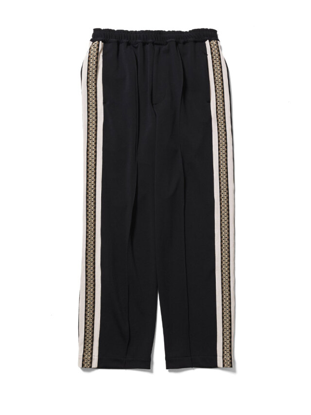 Sasquatchfabrix. "LACE TAPE TRACK PANTS" - BLACK