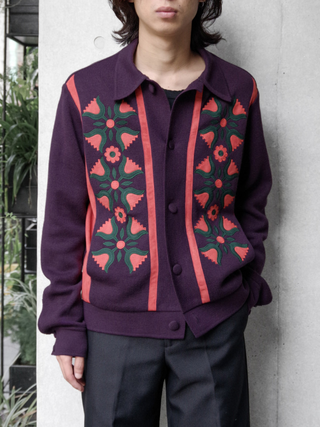 Sasquatchfabrix. "KNIT CARDIGAN “FLOWER”"