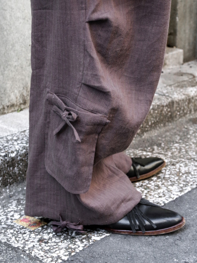 【SATIIIZ】Heyburn String Cargo Pants SATIIIZ】Heyburn String Cargo Pants
